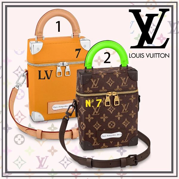 ルイヴィトン ヴェルティカルボックストランク 偽物 モノグラム ショルダーバッグ M59666